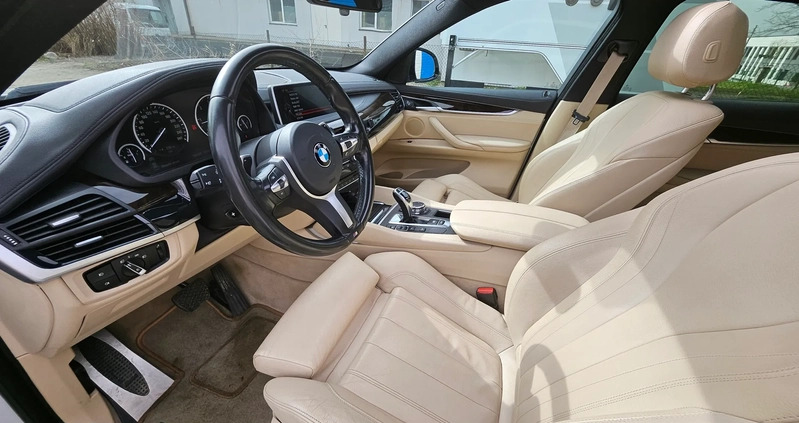 BMW X6 cena 163000 przebieg: 169000, rok produkcji 2016 z Biała małe 631